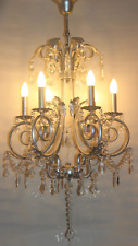 Used, Large Silver Distressed Chandelier Baroque for sale  Shipping to South Africa