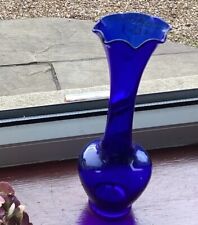 Blown blue glass for sale  CLITHEROE