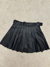 Faux leather skirt for sale  WIGAN