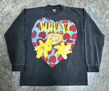 Usado, Camiseta Vintage Nirvana LS L Kurt Cobain em Forma de Coração Caixa In Utero Sliver HSB comprar usado  Enviando para Brazil