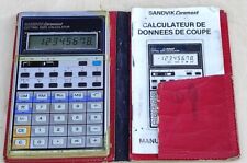 Sandvik coromant calculateur d'occasion  Le Bousquet-d'Orb