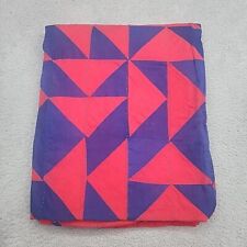 Edredón rojo azul talla 64X88 edredón sofá cama triángulo medio cuadrado segunda mano  Embacar hacia Argentina