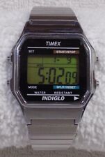 Usado, Vintage TIMEX LCD Relógio Cronógrafo * Mostrador Indiglo * 739 T J7 * FRETE GRÁTIS comprar usado  Enviando para Brazil