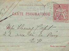 Paris postal stationery d'occasion  Expédié en Belgium