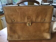 Longchamp briefcase kaki for sale  STROUD