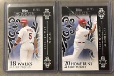 2008 TOPPS ALBERT PUJOLS MOMENTS AND MILESTONES CARDS /25 for sale  Shipping to South Africa