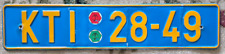 Czechia license plate for sale  Stockton