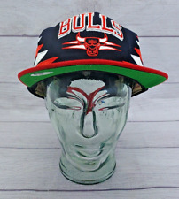 Used, Chicago Bulls Snapback Hat Cap Diamond Cut Logo Hardwood Classics Mitchell Ness for sale  Shipping to South Africa