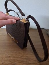 Handtasche straußen leder gebraucht kaufen  Edingen-Neckarhausen