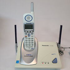 Telefone digital sem fio Panasonic KX-TG5050W 5.8 GHz branco chamada em espera identificador de chamadas comprar usado  Enviando para Brazil