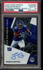 2020 Panini Mosaico Saquon Barkley 1/1 Sem Aglomeração Preto Auto PSA 10 comprar usado  Enviando para Brazil