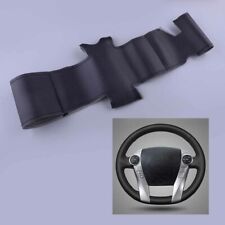 Black leather steering for sale  Shipping to Ireland