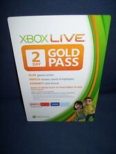 Tarjeta Xbox 360 Xbox Live 2 días Gold Pass 2010 sin usar segunda mano  Embacar hacia Mexico