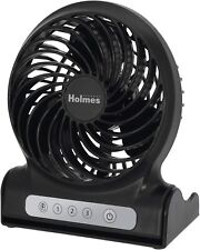 Usado, Decktop ventilador pessoal recarregável Holmes 4" preto comprar usado  Enviando para Brazil