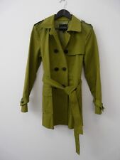 Hobbs - Bright Olive Green Trench Coat, Rain Coat. Size 10 | Thames Hospice for sale  Shipping to South Africa