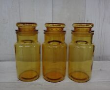 Vintage amber glass for sale  DUNSTABLE