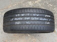 1x 215 40 17 Falken Ziex ZE310 Ecorun 87W Tyre DOT 1921 5mm XL Part Worn Bargain for sale  Shipping to South Africa