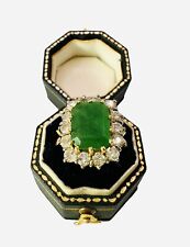 Emerald diamond ring for sale  CHISLEHURST