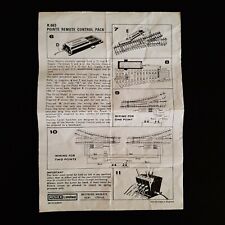 Hornby operating instructions for sale  BROXBOURNE