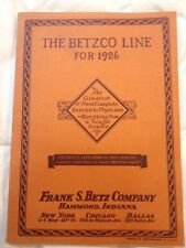 Betzco line 1926 for sale  Hillsborough