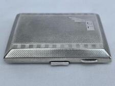 sterling silver cigarette case for sale  FELIXSTOWE