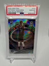 PSA 10 - 2020 Spectra Asia Blue Orange #101 Anthony Edwards Rookie /49 - POP 1!! for sale  Shipping to South Africa