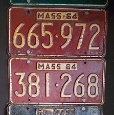 Mass license plates for sale  Medway