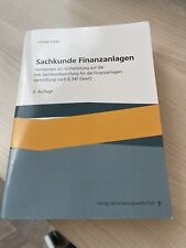 Sachkunde finanzanlagen buch gebraucht kaufen  Adenau-Umland