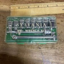 Kit de chaves de soquete vintage Sylvania Meteor 1/4” unidade SAE com estojo -EUA.- comprar usado  Enviando para Brazil