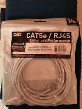 Cabo Patch Ethernet QVS CC712E-14WH CAT5e/RJ45 Desempenho Aprimorado, 14 pés comprar usado  Enviando para Brazil