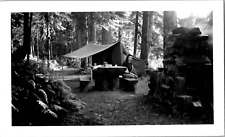 Mt. Fotografia vintage da década de 1940 acampamento mulher acampamento abeto prata padeiro comprar usado  Enviando para Brazil