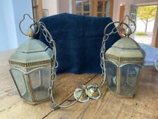Vintage brass hanging for sale  ASCOT