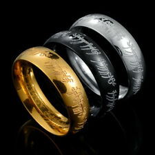 Lord of the Rings The One Ring Power Band 6mm Unisex Stainless Steel Size 6-13 for sale  Shipping to South Africa
