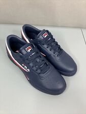 FILA Original Fitness Mens Size 10 Blue Red White Retro Casual Athletic Shoes for sale  Shipping to South Africa