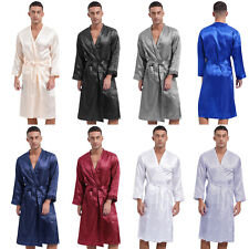Mens bathrobe silky for sale  Shipping to Ireland
