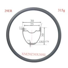 315g 29er Carbon Rims MTB Rims Asymmetric Rims Carbon MTB 30mm Width 30mm High for sale  Shipping to South Africa