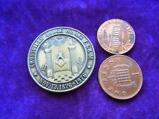 Masonic penny token for sale  Shipping to Ireland