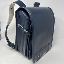 Randoseru Japanese School Bag Kid's Backpack Navy Blue Used for sale  Shipping to South Africa