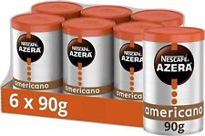 6 x 90g Nescafe azera americano instant ground coffee 6x90g - BBE 02/2024, used for sale  Shipping to South Africa