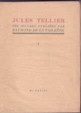 Jules tellier oeuvres d'occasion  Milly-sur-Thérain