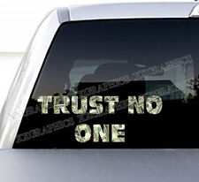 Adesivo adesivo vinil impressão Trust No One janela parachoque carro caminhão ou SUV comprar usado  Enviando para Brazil