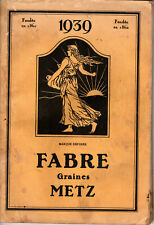 Catalogue 1939 fabre d'occasion  France