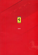 Ferrari 2003 brochure for sale  LEDBURY