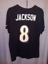 Camiseta Nike Lamar Jackson Adulto Negra Talla XL BALTIMORE RAVENS Dri Fit segunda mano  Embacar hacia Argentina