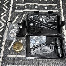 EDC Everyday Carry Kit Compact Survival Outdoor Emergency Tool Gear 12 in 1 for sale  Shipping to South Africa
