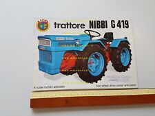 Nibbi trattore g419 usato  Vimodrone