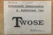 Twose tiverton supascrape for sale  Shipping to Ireland