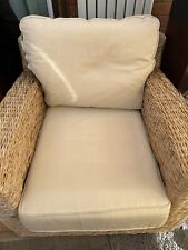 Wicker chair cream for sale  BRISTOL