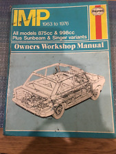 Haynes workshop manual for sale  LUTON