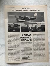 1971 aircraft advert for sale  BRIGHTON